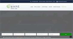 Desktop Screenshot of hotelkoine.it