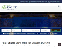 Tablet Screenshot of hotelkoine.it